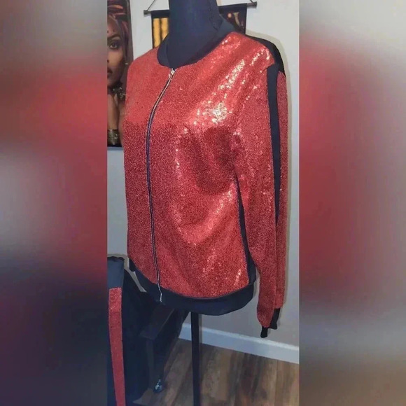 conscious collection Pants - Sequence Two-piece Jacket And Pants Set New. Size Small . New